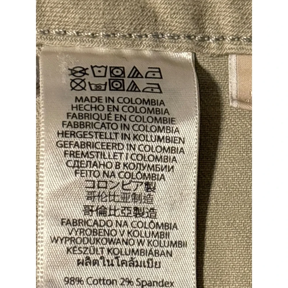 Michael Kors Skinny Jeans Womens SZ10 Tan Khaki Excellent Mid Rise Stretch Pants